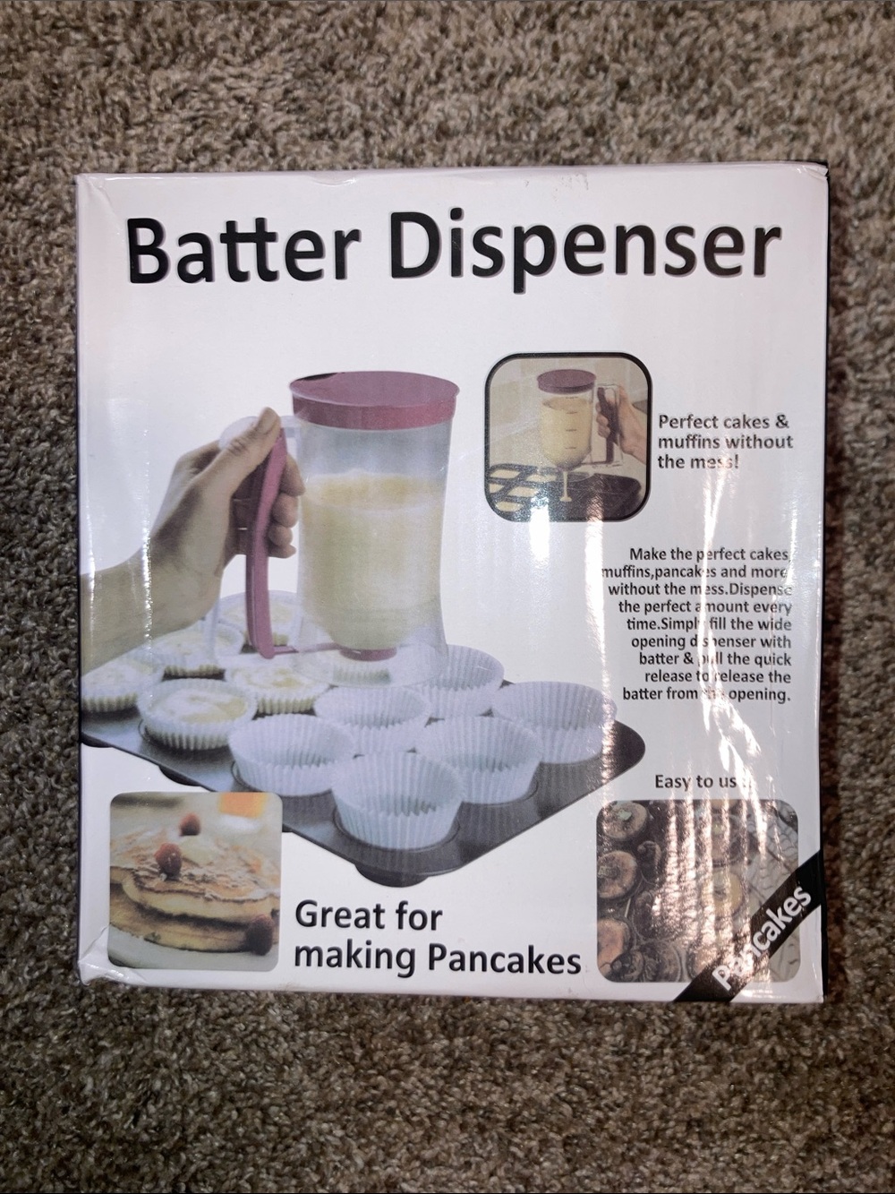 Batter Dispenser with Squeeze Handle